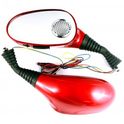 Зеркала заднего вида со встроенной звуковой системой AM5 Красный (10мм)